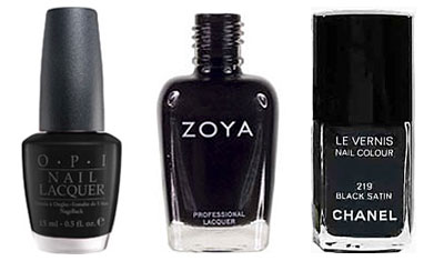 Now that we know that black polish rules, do you have a favorite brand, too?