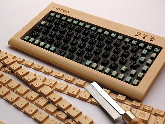 Do It Yourself Wood Keyboard Kit: Geeky or Geek Chic 