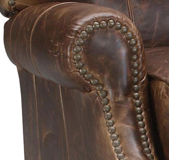 Nailhead trim is often found in more