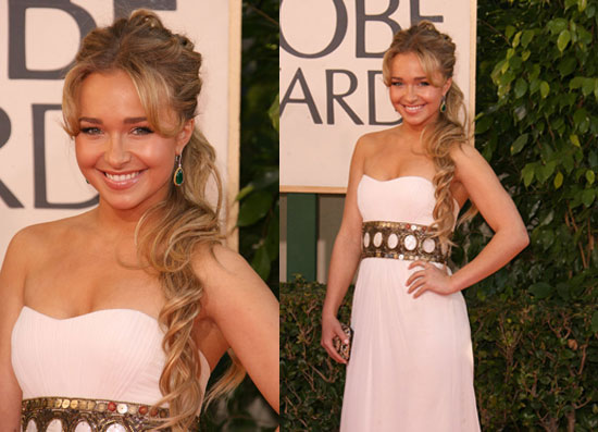 The Golden Globes Red Carpet: Hayden Panettiere. Love It. Hate It. Undecided