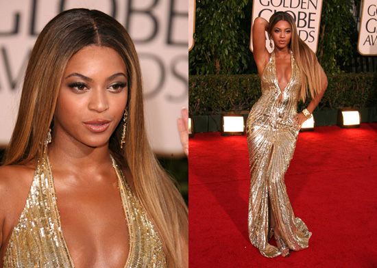 Beyonce is definitely on a Dream Girl kick Check out this beaded metallic 