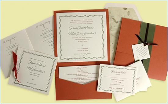 The ideal situation is to work with an invitation maker to design a 
