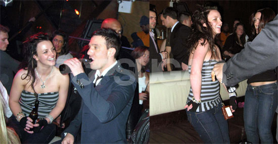  it with old friend JC Chasez (seen here, braless, in fingerless gloves, 