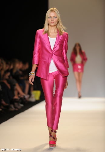  2008 in New York. Hot pink is the most popular color of the summer.