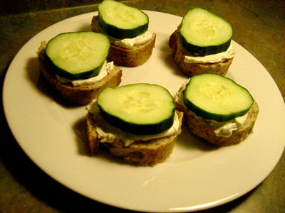 Healthy Snack: Cucumber Cream Cheese Nibblers | POPSUGAR Fitness